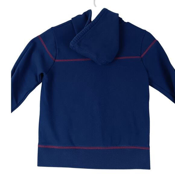 Disney Parks Disneyland Resort Hoodie Youth XS Blue Patched Full Zip 1955 - Picture 3 of 12